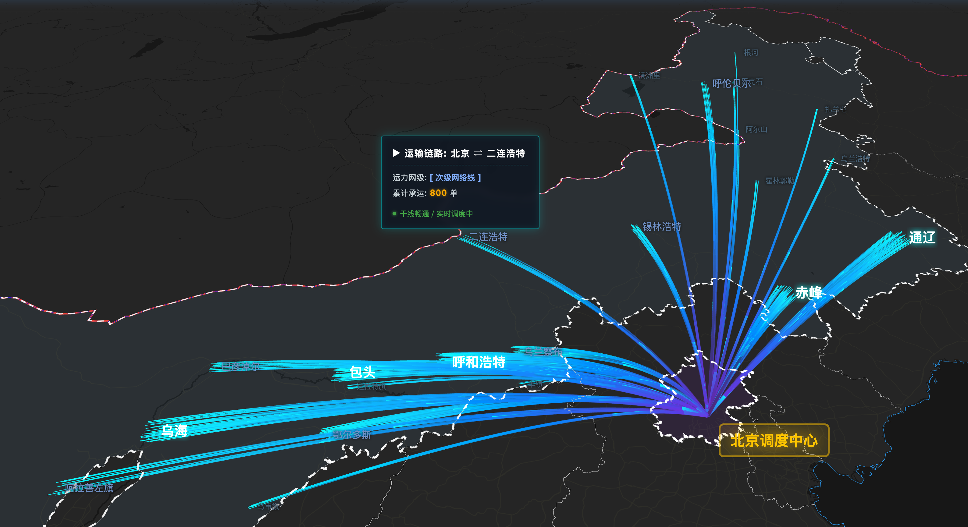 京蒙物流网络预览
